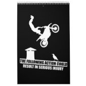 スポーツダートバイクのバイク愛好家ギフト カレンダー (カバー)