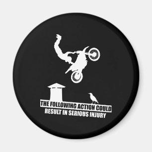 スポーツダートバイクのバイク愛好家ギフト マグネット