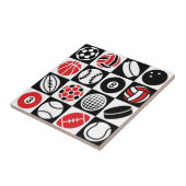 スポーツチェッカーボード タイル (側面)