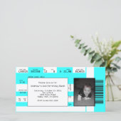 スポーツチケット招待状の背景色を選択 (スタンド正面)