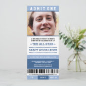 スポーツチケット独身パーティーの招待状 招待状 (スタンド正面)