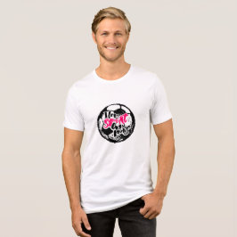 スポーツチャンピオンのタイポグラフィーデザインが好き トライブレンドTシャツ
