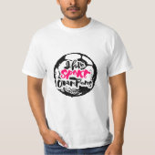 スポーツチャンピオンのタイポグラフィーデザインが好き Tシャツ (正面)