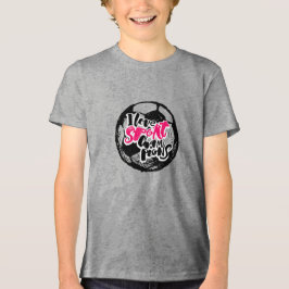 スポーツチャンピオンのタイポグラフィーデザイン大好き トライブレンドＴシャツ
