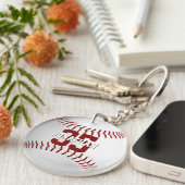 スポーツチームのギフトとアスリート名野球 キーホルダー (正面右)