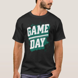 スポーツチームの女の子のための試合の日 スポーツシャツ Tシャツ