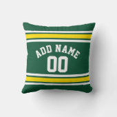 スポーツチームサッカージャージー名前をカスタムする番号 クッション (裏面)