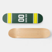 スポーツチームサッカージャージー名前をカスタムする番号 スケートボード (横)