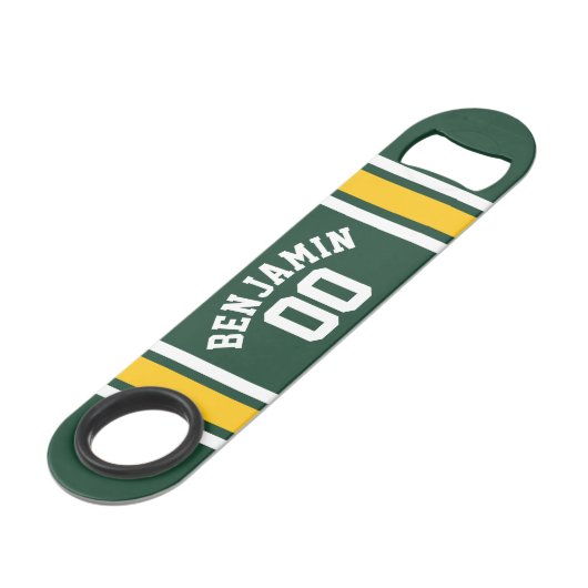 スポーツチームサッカージャージー名前をカスタムする番号 スピード栓抜き (正面アングル)