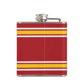 スポーツチームサッカージャージー名前をカスタムする番号 フラスク (裏面)