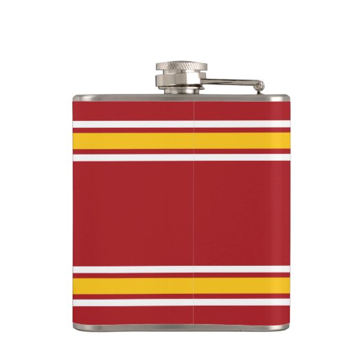 スポーツチームサッカージャージー名前をカスタムする番号 フラスク (裏面)