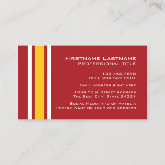 スポーツチームサッカージャージー名前をカスタムする番号 名刺 (裏面)