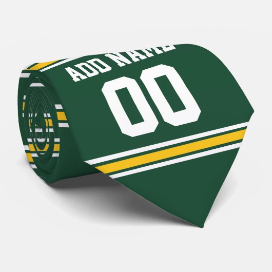 スポーツチームサッカージャージー名前をカスタムする ネクタイ (ロール)