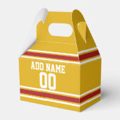 スポーツチームジャージー名前をカスタムするとナンバー フェイバーボックス (正面サイド)