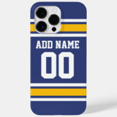 スポーツチームジャージー名前をカスタムするとナンバー Case-Mate iPhoneケース (裏面)