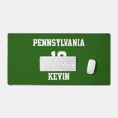 スポーツチームファンパーソナライズされたデスクマット デスクマット (キーボード&マウス)