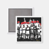 スポーツチームフォトマグネットアスリートファンスポーツ マグネット (正面/裏面)