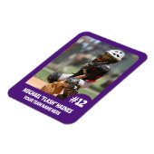 スポーツチームプレーヤー（3 x 4インチ）フォトマグネット マグネット (左側)