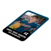 スポーツチームプレーヤー（3 x 4インチ）フォトマグネット マグネット (左側)