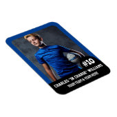 スポーツチームプレーヤー（3 x 4インチ）フォトマグネット マグネット (右側)