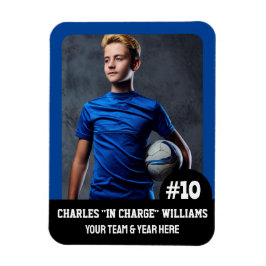 スポーツチームプレーヤー（3 x 4インチ）フォトマグネット マグネット