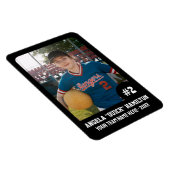 スポーツチームプレーヤー（4x6インチ）フォトマグネット マグネット (右側)