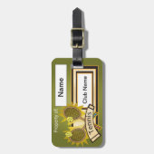 スポーツテニス ラゲッジタグ (正面縦)