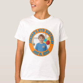 スポーツテーマの子供用誕生日ギスト・オブ・オーナーTシャツ Tシャツ