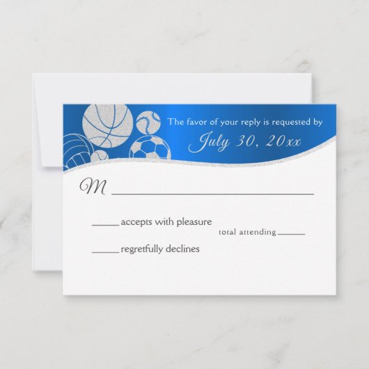 スポーツテーマ応答カード 出欠カード (正面)