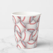 スポーツテーマ野球誕生日抱き枕 紙コップ (正面)