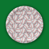 スポーツテーマ野球誕生日紙プレート ペーパープレート