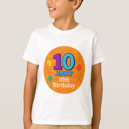 スポーツテーマ10誕生日ゲストオブオナーTシャツ Tシャツ