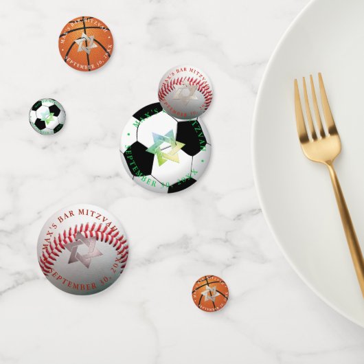 スポーツテーマ、デイビッドのピクデジネス·スター コンフェッティ (グループ)