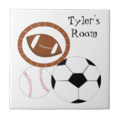 スポーツテーマ – 名前 タイル (正面)