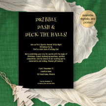 スポーツトリビアテーマ金ゴールドブラッククリスマスパーティー