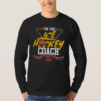 スポーツトレーナーアイスホッケーコーチのトレーニングコーチ Tシャツ