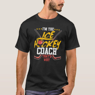 スポーツトレーナーアイスホッケーコーチのトレーニングコーチ Tシャツ