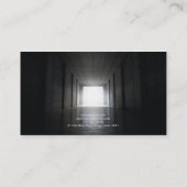 スポーツトンネルの端のライト 名刺 (裏面)