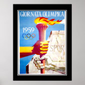 スポーツトーチヴィンテージポスター ポスター (正面)