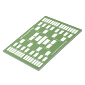 スポーツトーナメントブラケット – 32チーム ノートパッド (アングル)