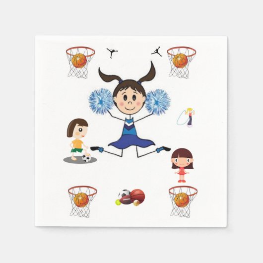 スポーツナプキンス スタンダードカクテルナプキン (正面)