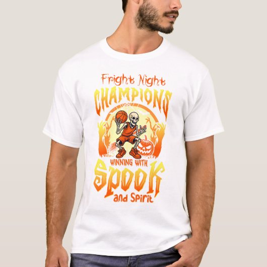 スポーツハロウィン チャンピオンズ スプーク Tシャツ (正面)