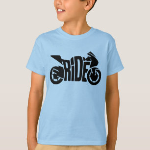 スポーツバイクで疾走 Tシャツ