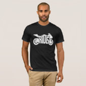 スポーツバイクで走る Tシャツ (正面フル)