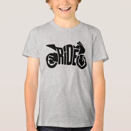 スポーツバイクで走ろう トライブレンドTシャツ (正面)