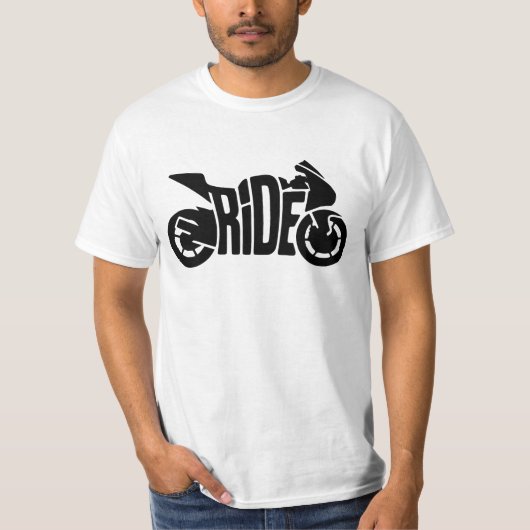 スポーツバイクで走ろう Tシャツ (正面)