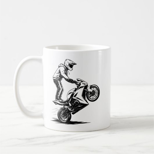 スポーツバイクの技 コーヒーマグカップ (左)