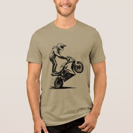 スポーツバイクの技 トライブレンドTシャツ (正面)