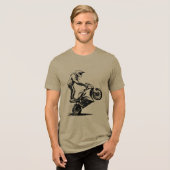 スポーツバイクの技 トライブレンドTシャツ (正面全面)