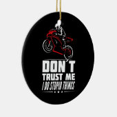 スポーツバイクバイクライダースーパーバイクオールドバイクもしくは自転車に乗る人 セラミックオーナメント (右)